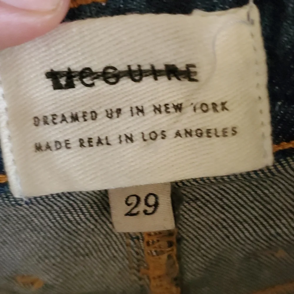 Mcguire denim‎ skirt with front slit S29